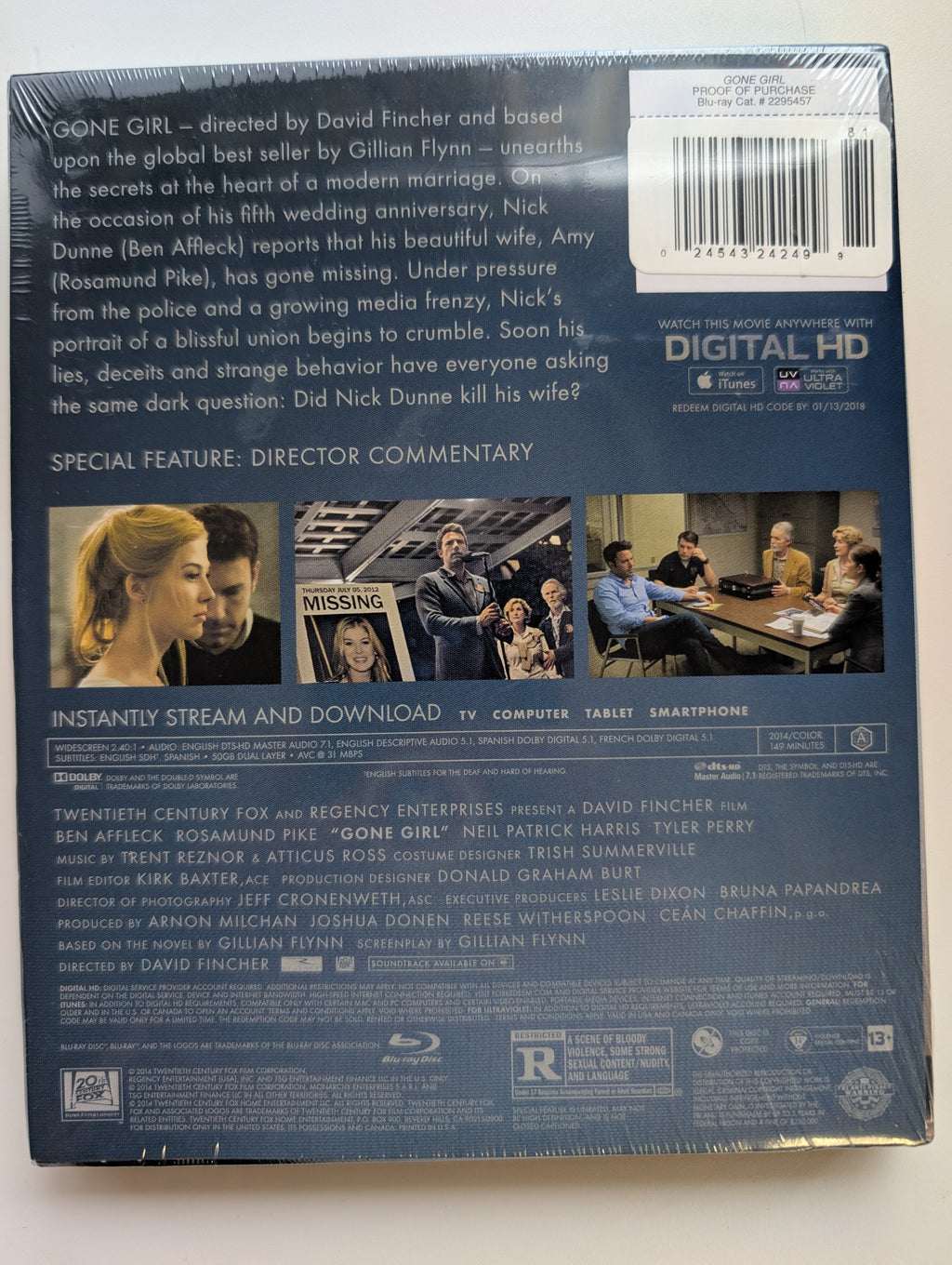 Gone Girl - Blu-Ray