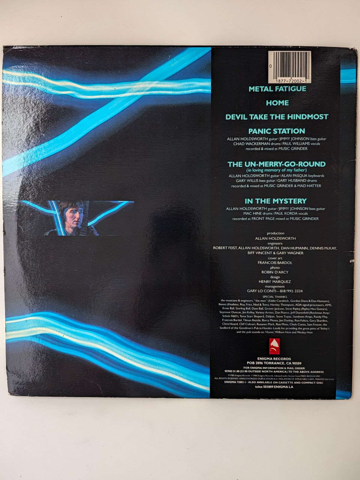 Allan Holdsworth With I.O.U. - Metal Fatigue - Used VG+