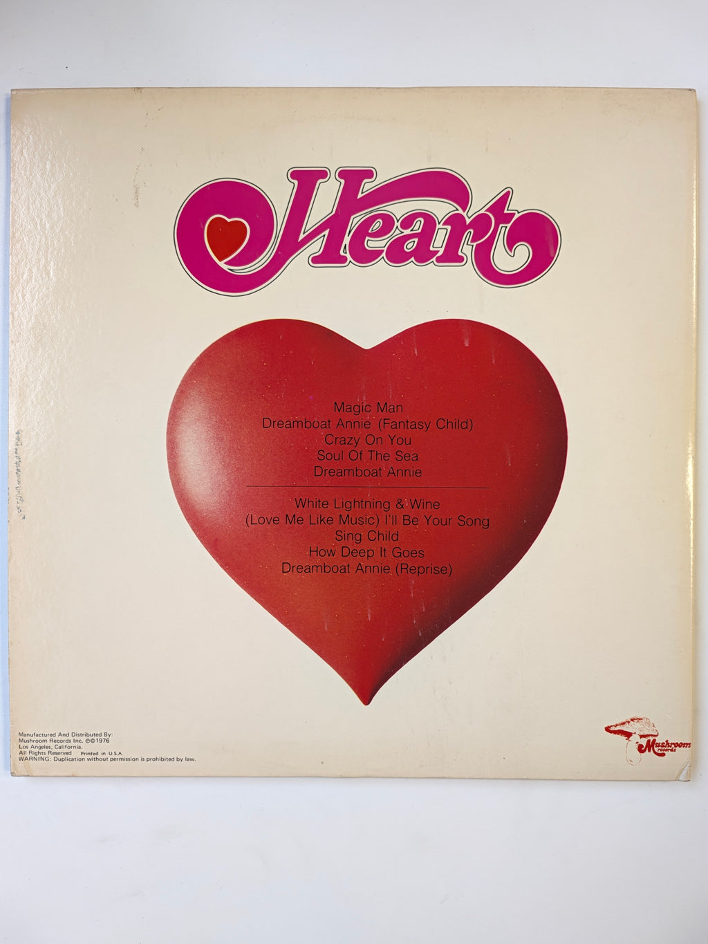 Heart - Dreamboat Annie - Used VG+