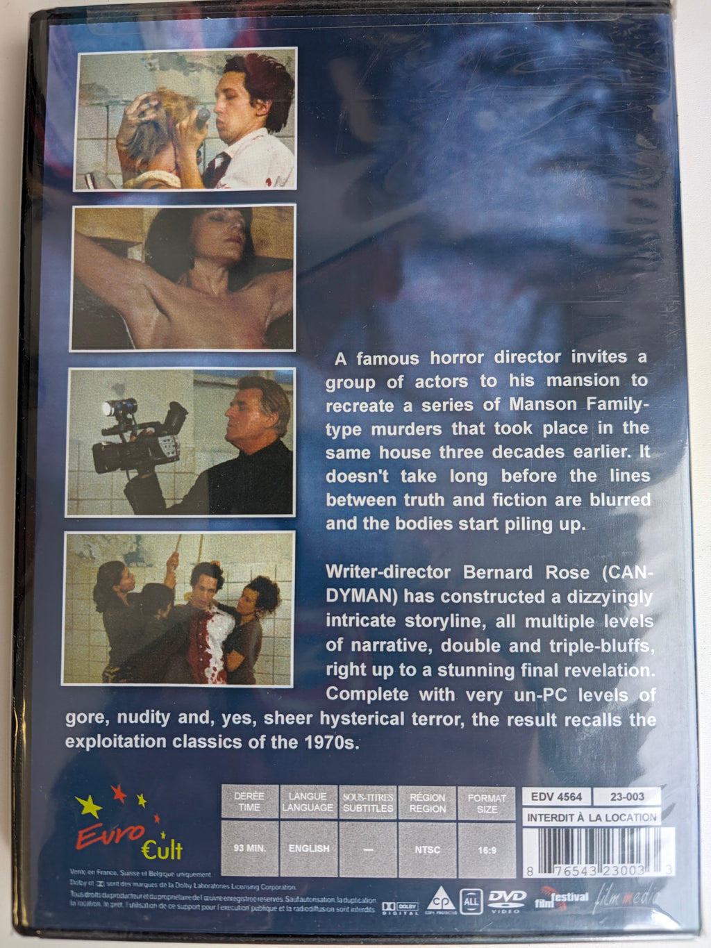 Snuff-Movie (2005) DVD – Bernard Rose – Special Collector's Edition
