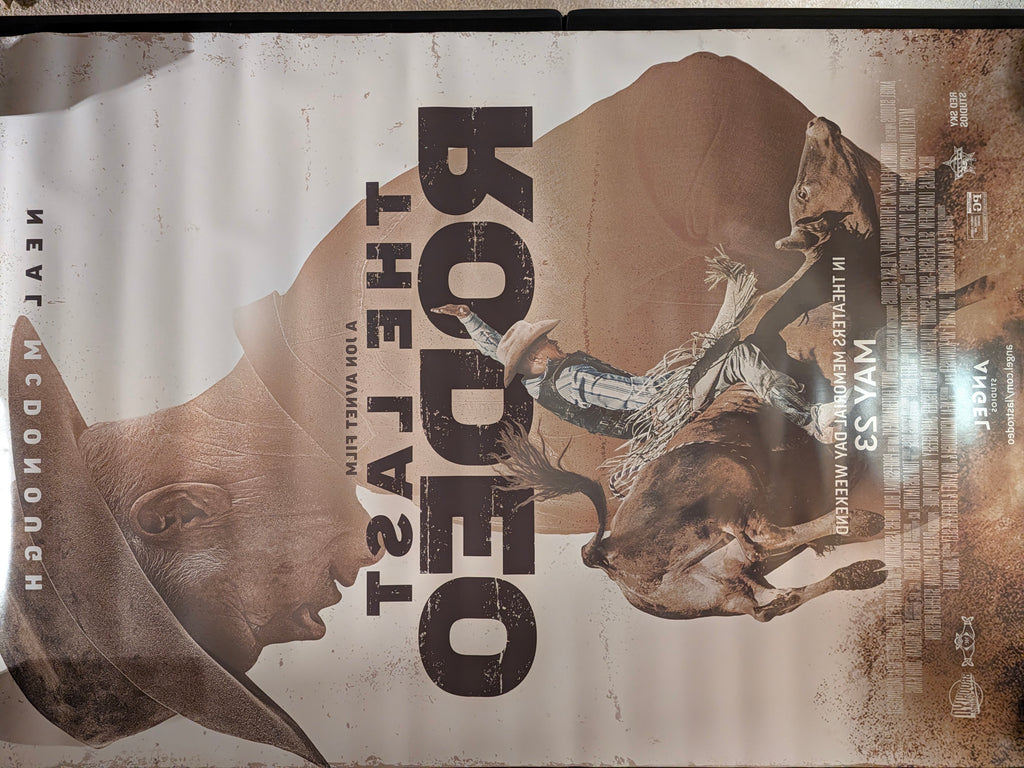 The Last Rodeo 2025 Original Double Sided Movie Poster 27x40 Neal McDonough