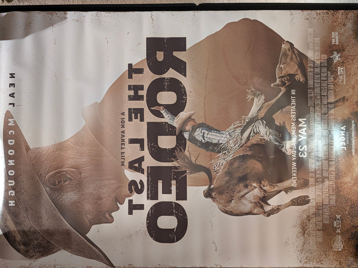 The Last Rodeo 2025 Original Double Sided Movie Poster 27x40 Neal McDonough