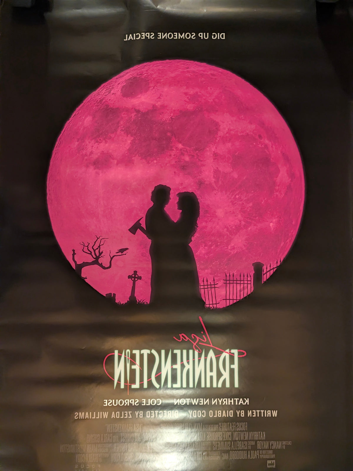 Lisa Frankenstein 2024 Original Double Sided Movie Poster 27x40 Horror