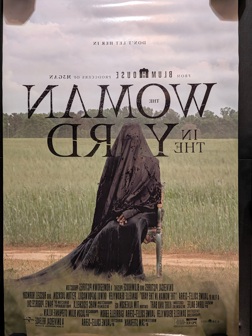 The Woman in the Yard 2025 Original Double Sided Movie Poster 27x40 Horror