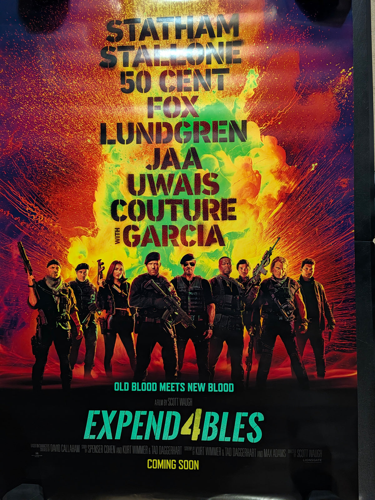 Expend4bles 2023 Original 27x40 Double Sided Movie Poster Stallone Statham