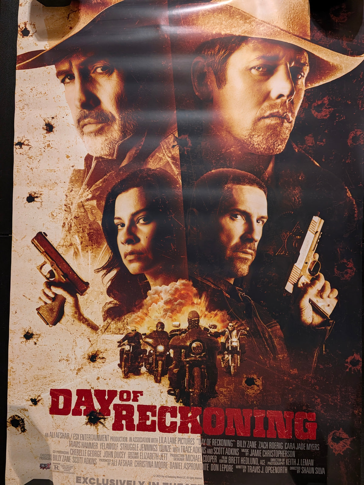 DAY OF RECKONING (2025) – ORIGINAL 27" × 40" DOUBLE-SIDED THEATRICAL MOVIE POSTER