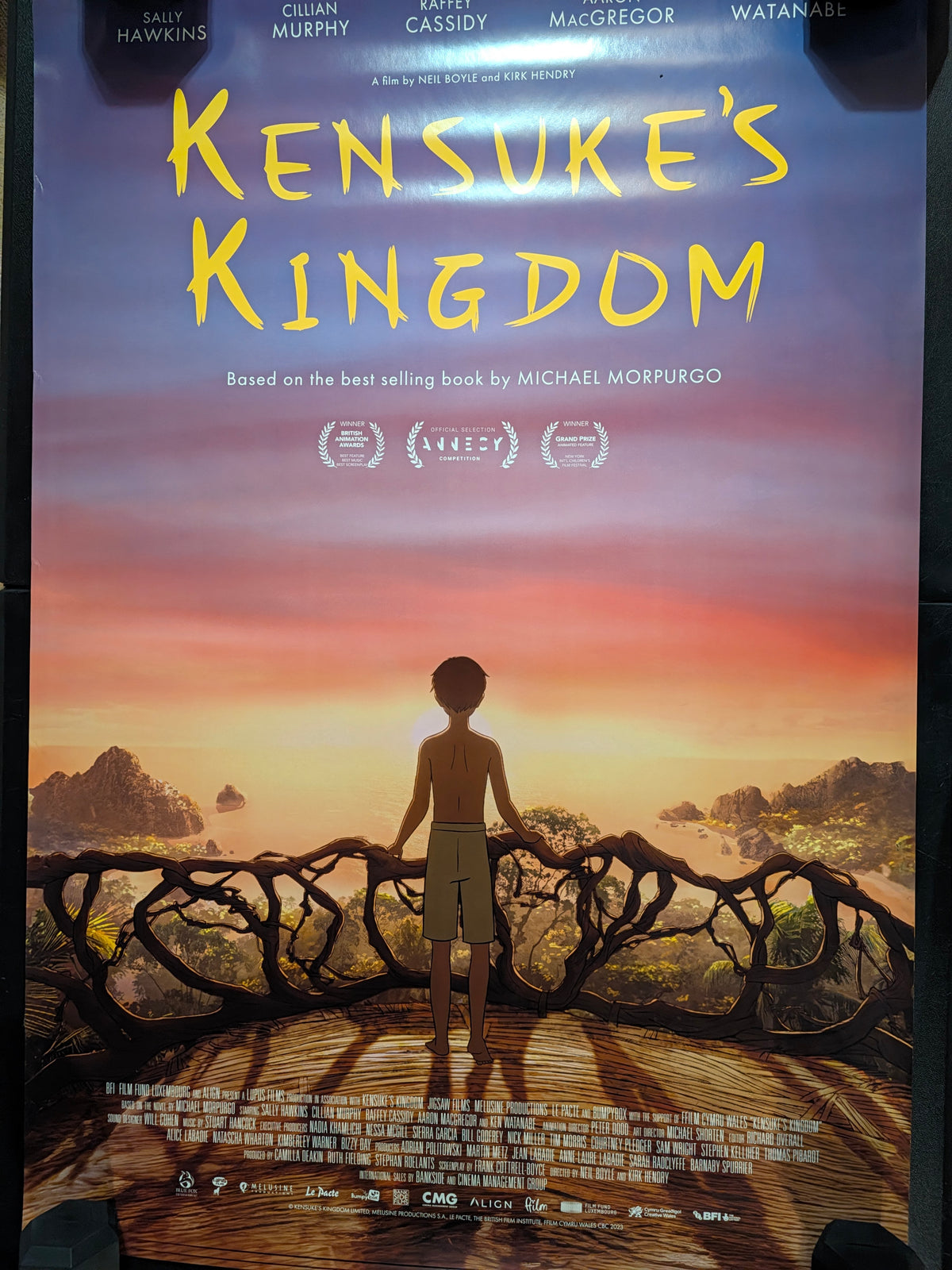 Kensuke's Kingdom Movie Poster 27x40 DS Original Cillian Murphy Animation