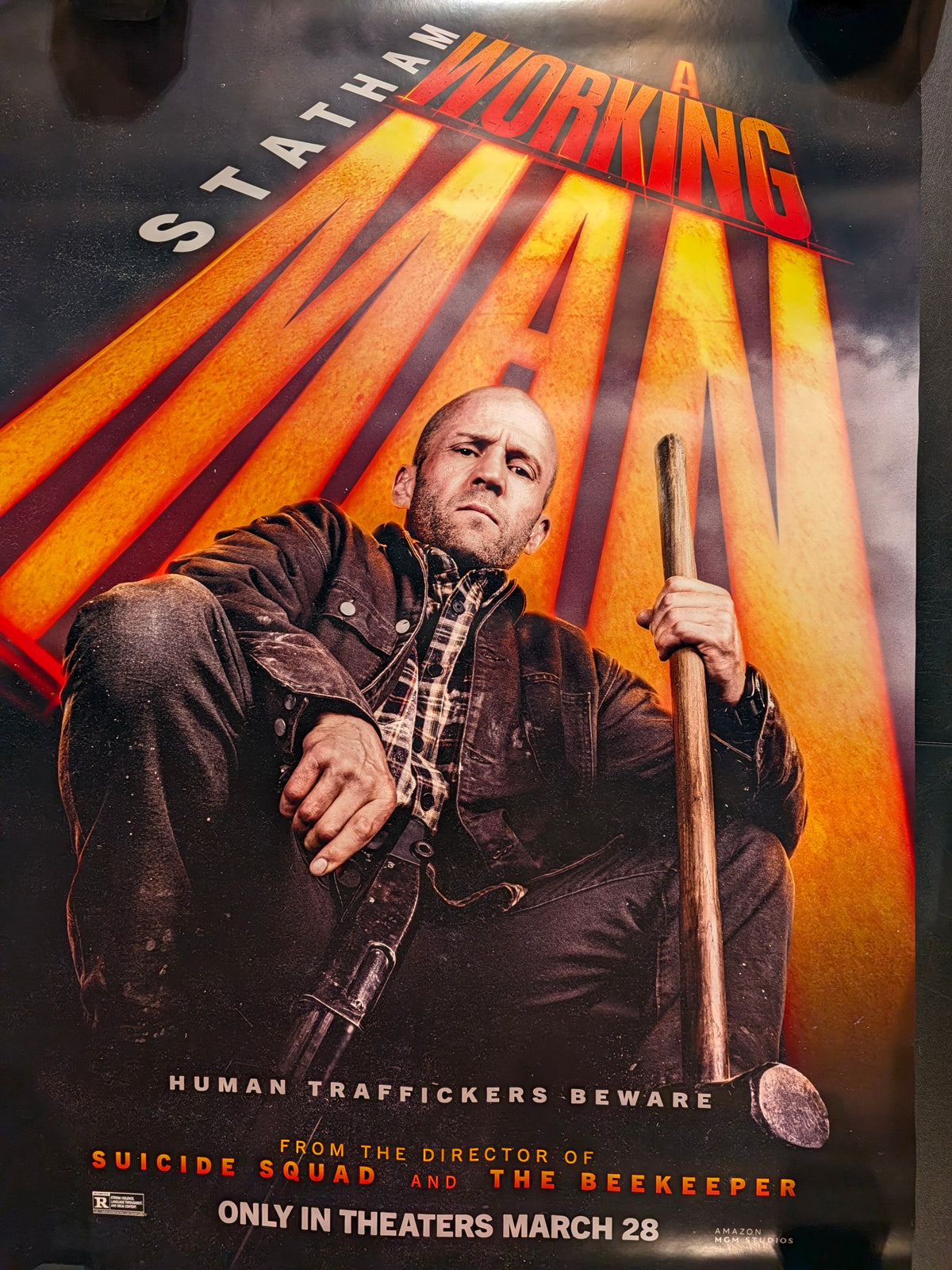 A Working Man 2025 Original Movie Poster 27x40 DS Jason Statham