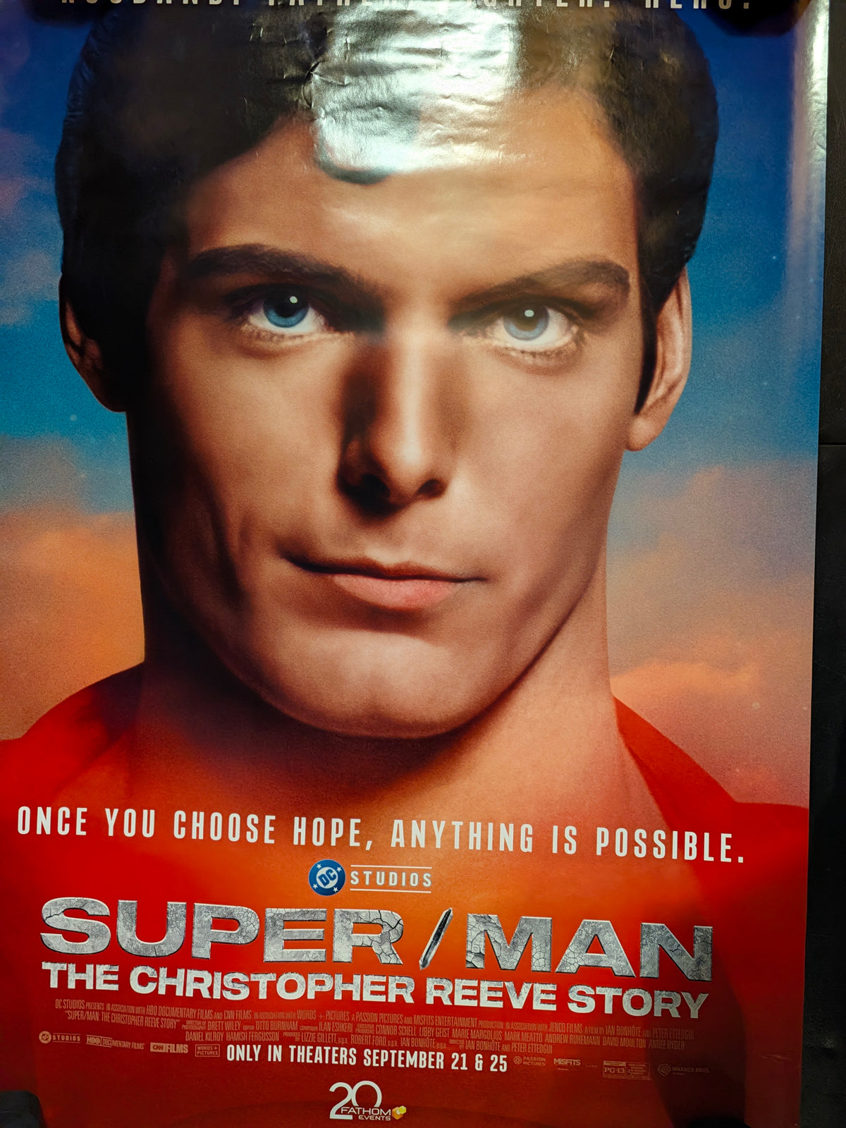 Super/Man Christopher Reeve Story 2024 Original DS Movie Poster 27x40 DC