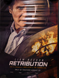 Retribution 2023 Liam Neeson Original DS Movie Poster 27x40 Lionsgate