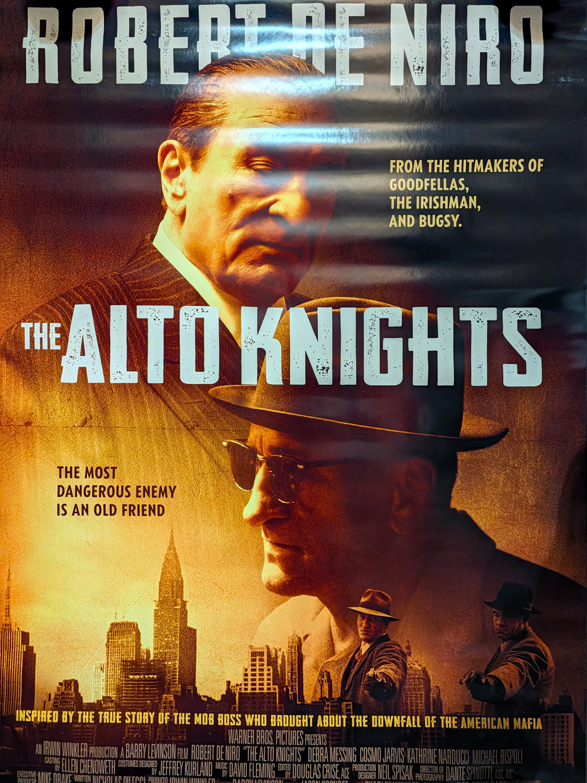 The Alto Knights 2025 Original Movie Poster 27x40 DS Robert De Niro Mafia