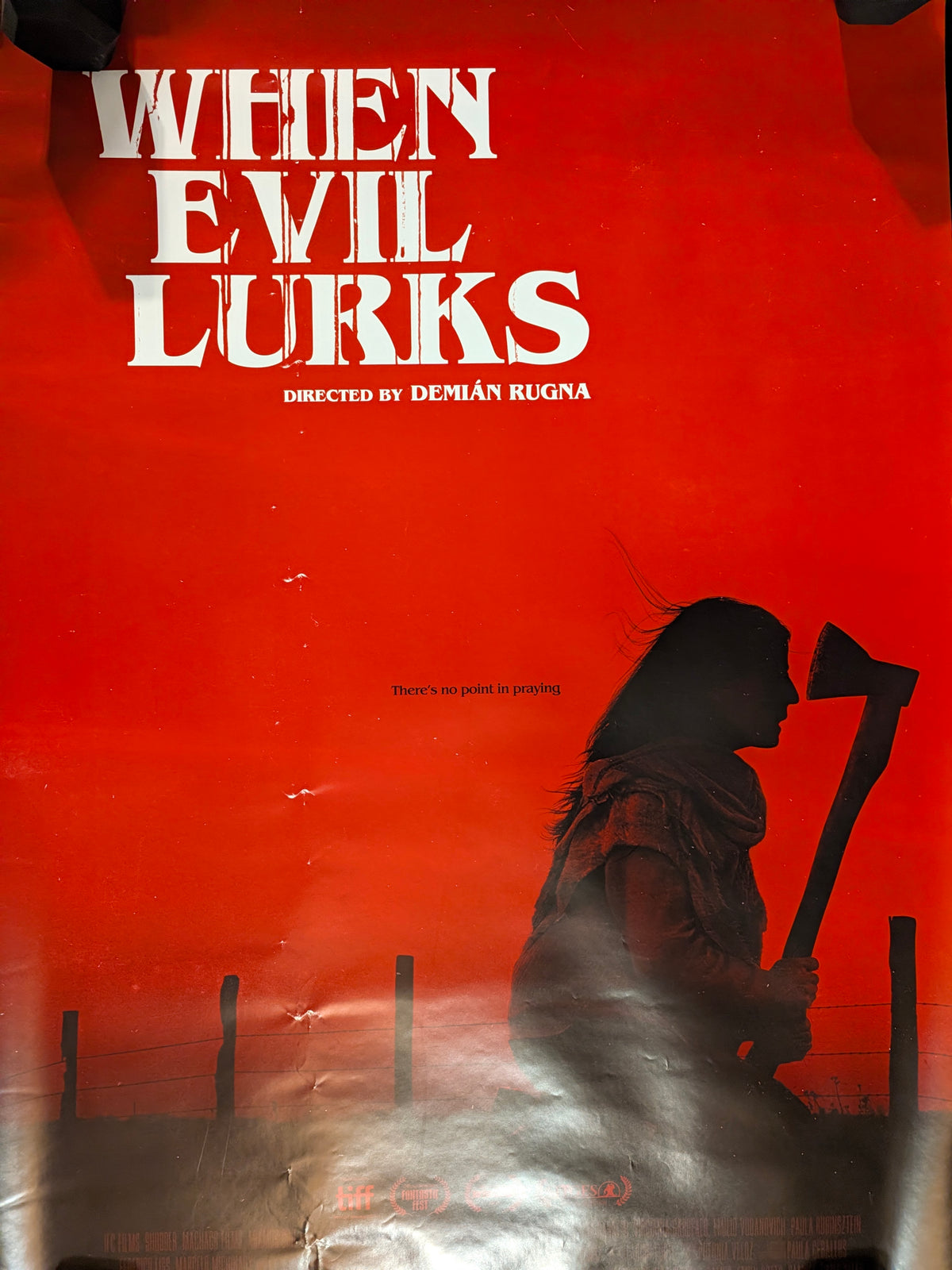 When Evil Lurks 2023 Movie Poster 27x40 Double Sided Demian Rugna Horror