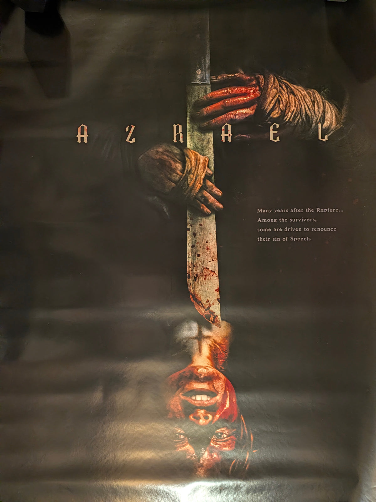 Azrael 2024 Horror Movie Poster 27x40 Double Sided Samara Weaving Theatrical