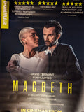 Macbeth David Tennant Cush Jumbo 27x40 Double Sided Movie Theater Poster Donmar
