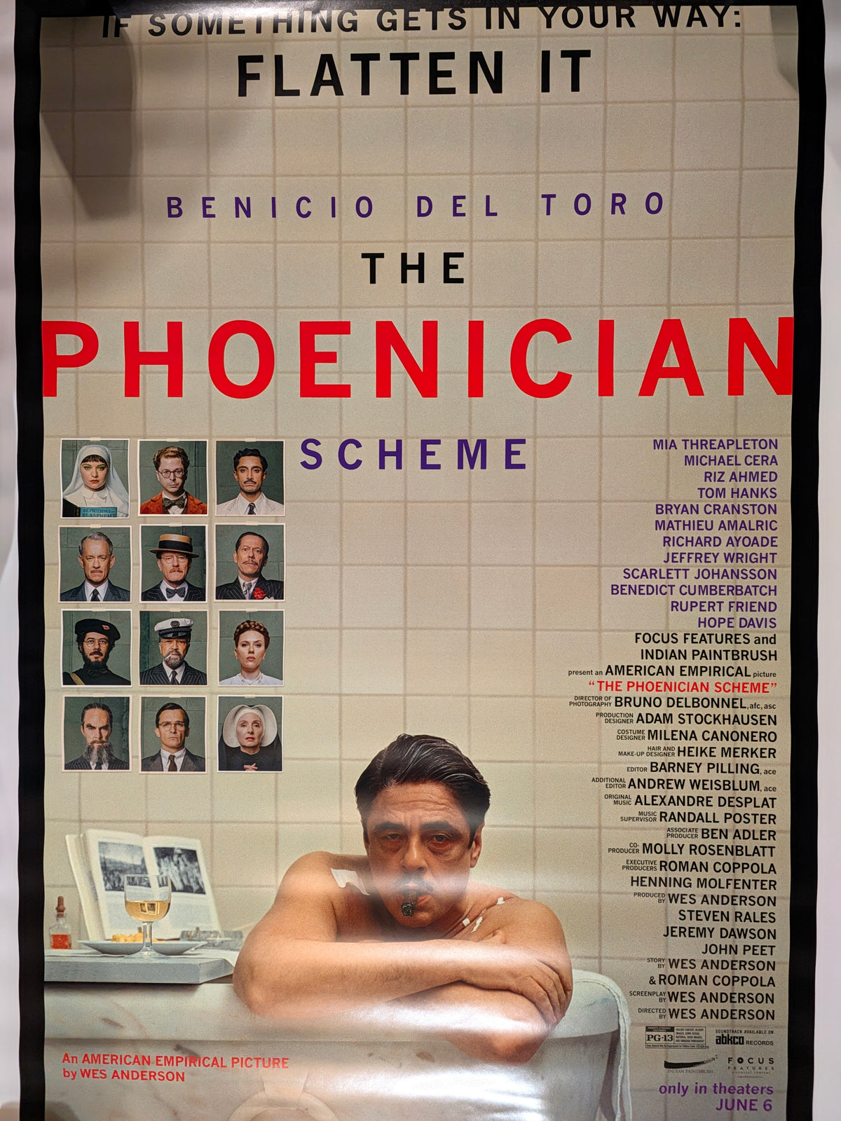 The Phoenician Scheme 2025 Original Movie Poster 27x40 DS Wes Anderson