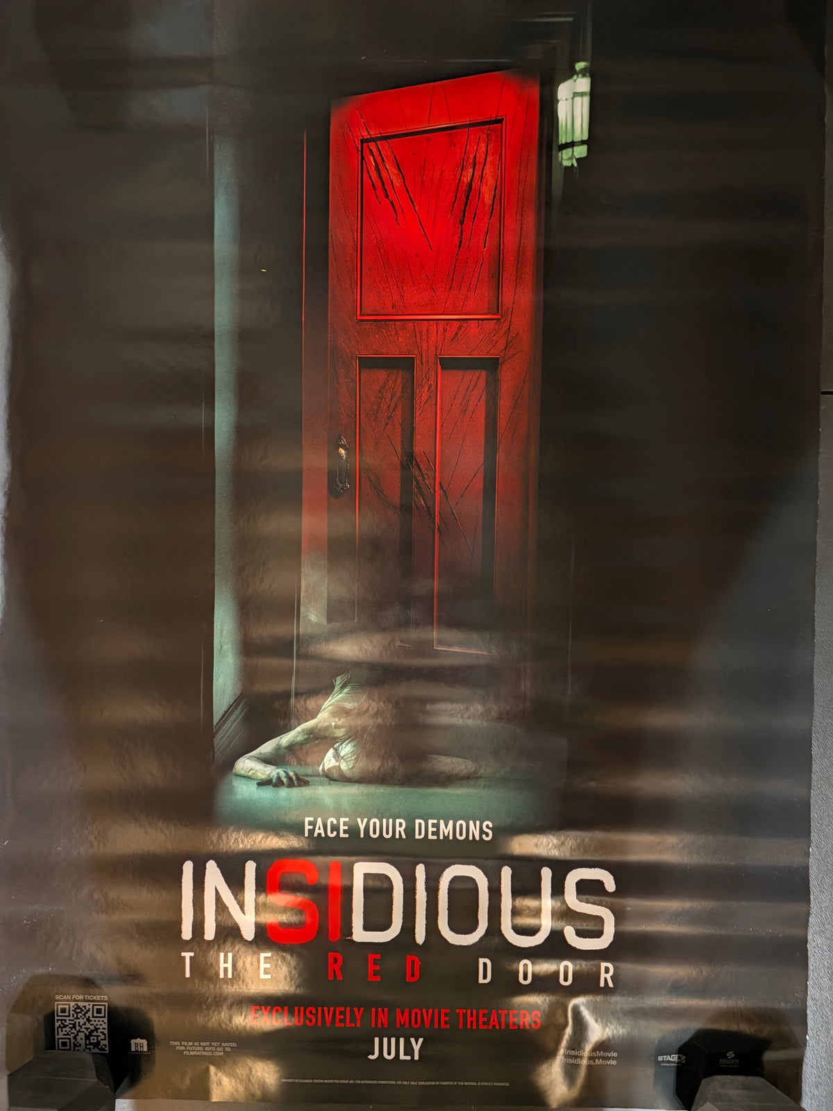 Insidious The Red Door 2023 Horror Movie Poster 27x40 Double Sided