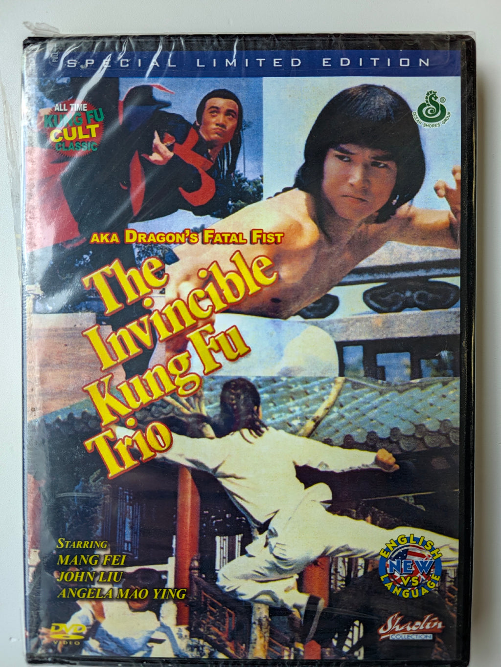 The Invincible Kung Fu Trio DVD – Dragon's Fatal Fist – Special Limited Edition – Unopened
