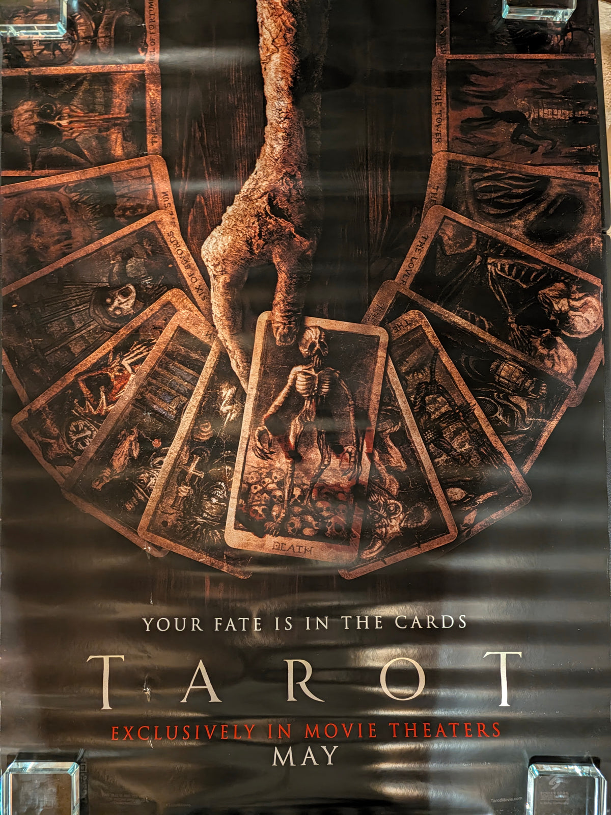 Tarot 2024 Movie Poster 27x40 Double Sided Horror Creased