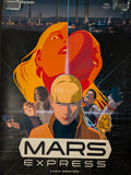 Mars Express 2023 Movie Poster 27x40 Double Sided Anime Sci Fi Cyberpunk