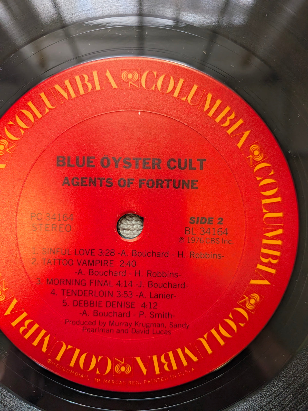 Blue oyster Cult - Agents Of Fortune - Used VG+