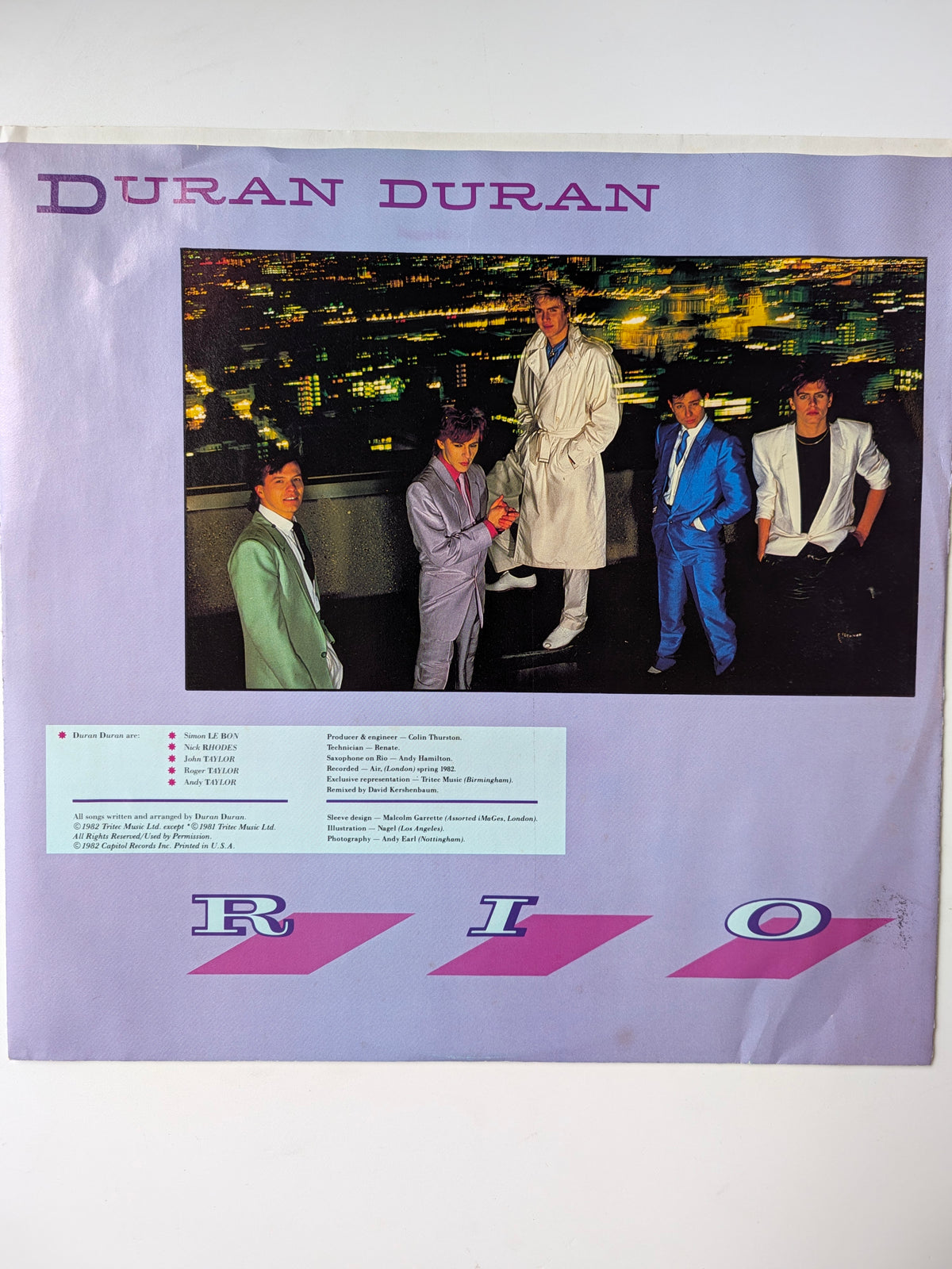 Duran Duran - Rio - Used VG+