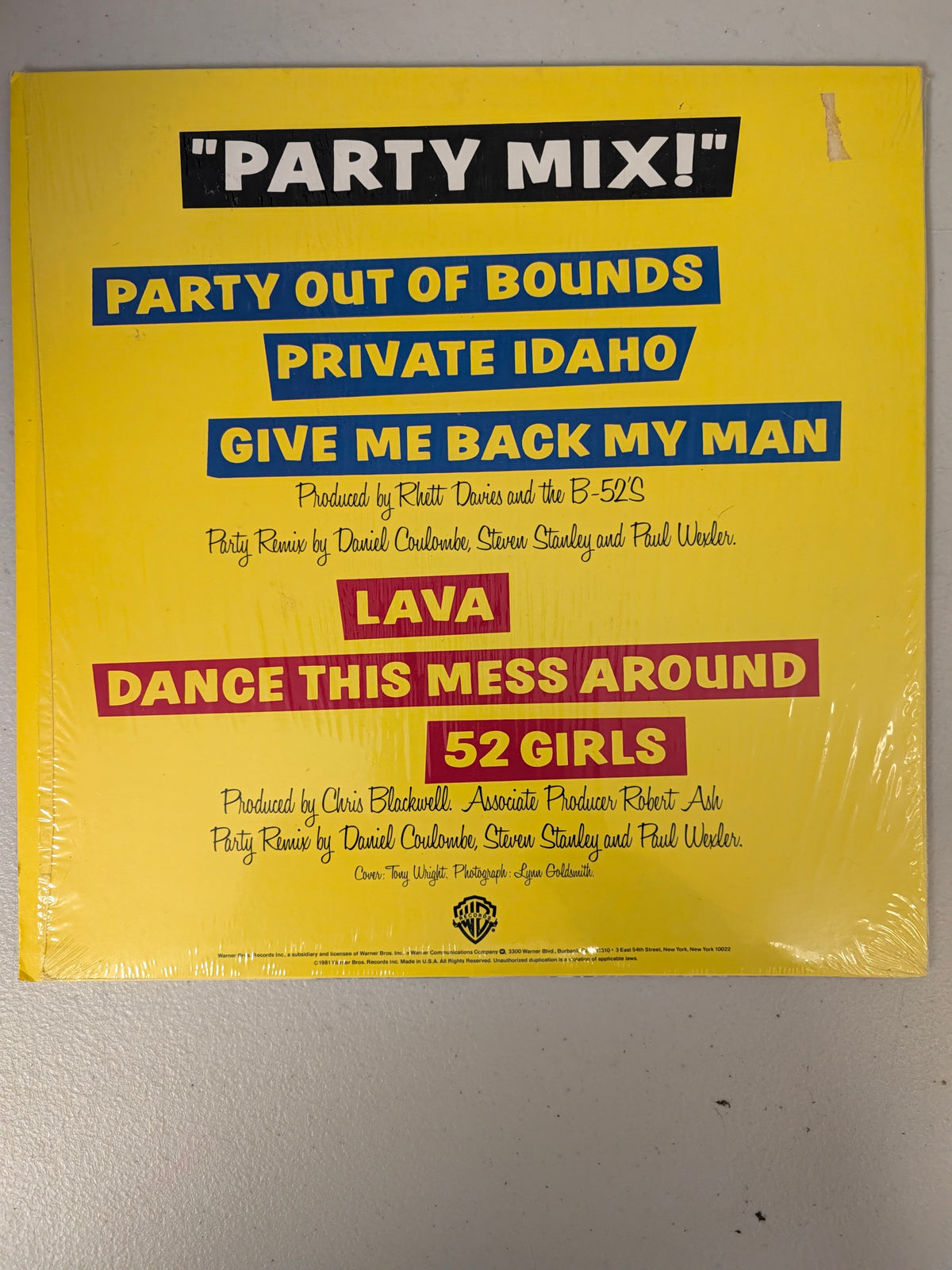 The B-52's - Party Mix! - Used VG+