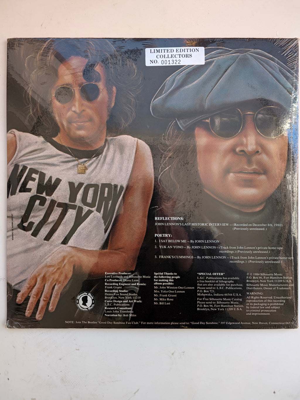 John Lennon & Yoko Ono – Reflections & Poetry - Sealed
