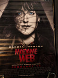 Madame Web 2024 Movie Poster 27x40 Double Sided Dakota Johnson Marvel