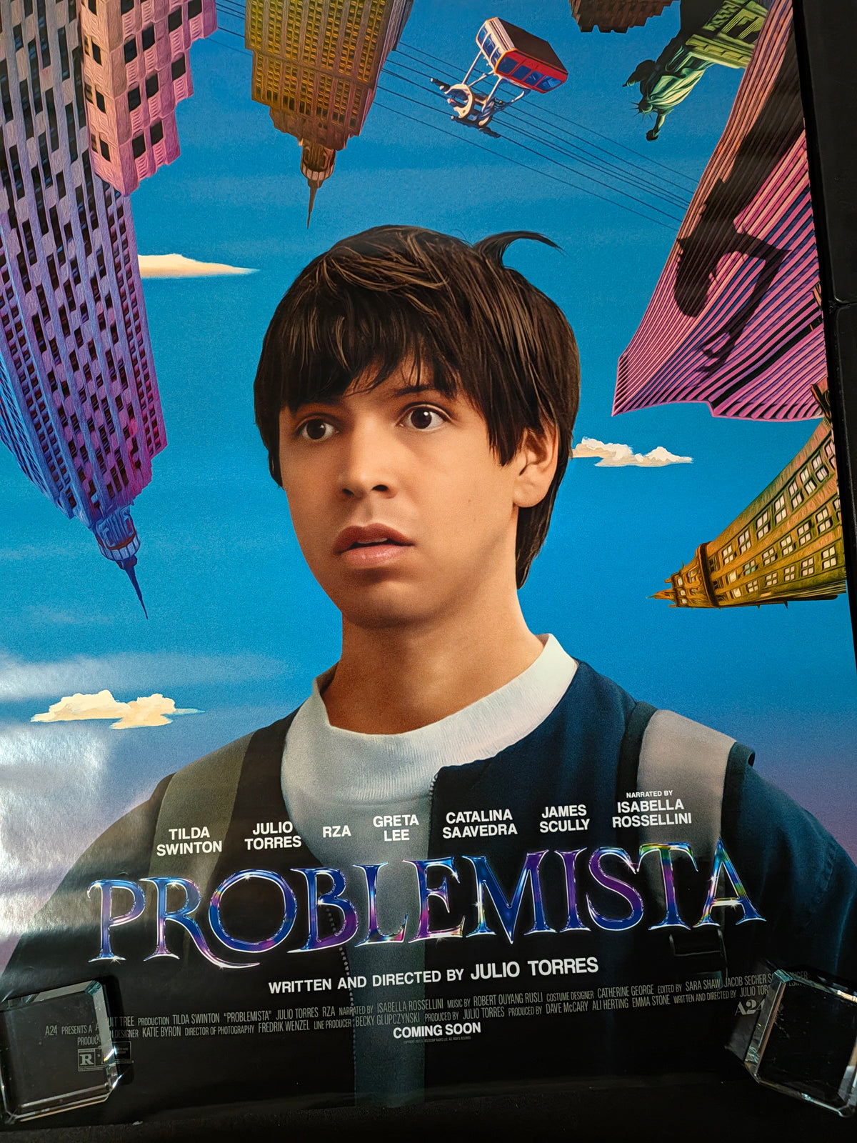 Problemista 2024 Movie Poster 27x40 Double Sided A24 Tilda Swinton Torres