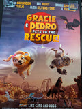 Gracie & Pedro Pets to the Rescue 2024 Movie Poster 27x40 Double Sided