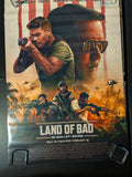 Land of Bad 2024 Movie Poster 27x40 Double Sided Russell Crowe Hemsworth