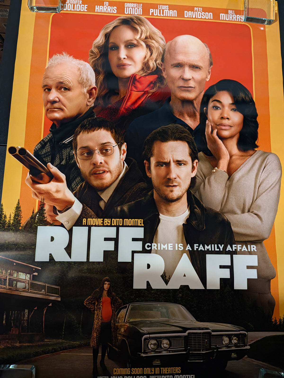 Riff Raff 2025 Movie Poster 27x40 Double Sided Bill Murray Ed Harris