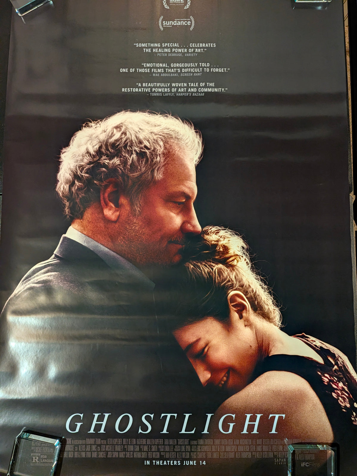 Ghostlight 2024 Movie Poster 27x40 Double Sided Sundance IFC Films Drama