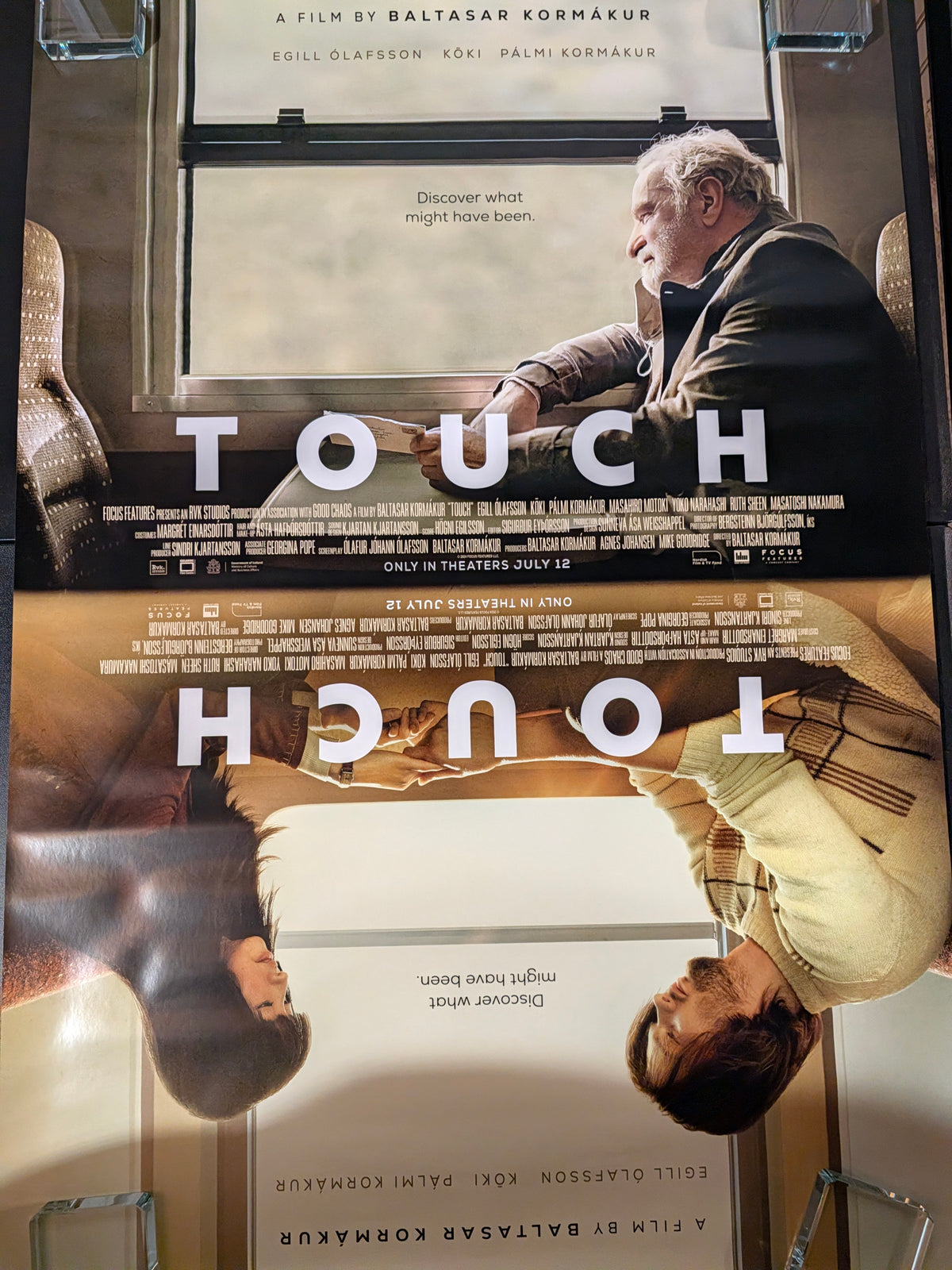 Touch 2024 Movie Poster 27x40 Double Sided Baltasar Kormakur Focus Features