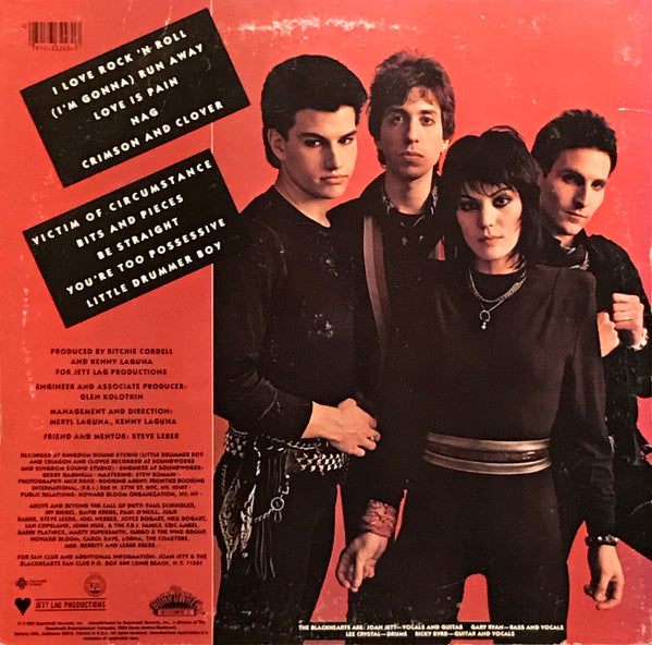 Joan Jett & The Blackhearts - I Love Rock 'N Roll - Used VG+