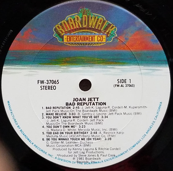 Joan Jett - Bad Reputation - Used VG+