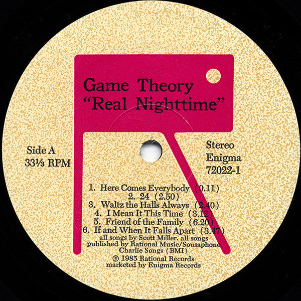 Game Theory - Real Nighttime - Used VG+