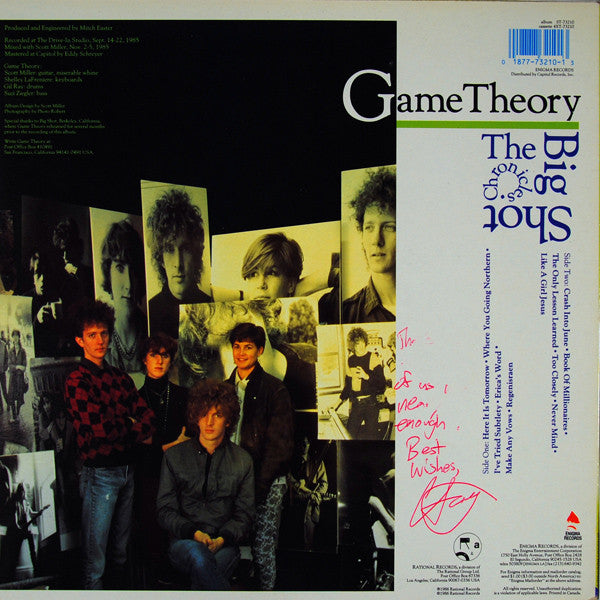 Game Theory - The Big Shot Chronicles - Used VG+