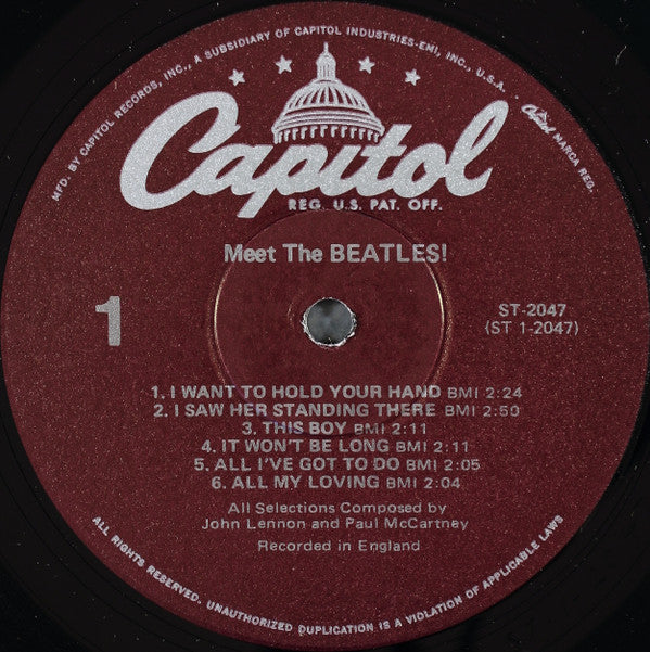 The Beatles – Meet The Beatles! - Used VG+