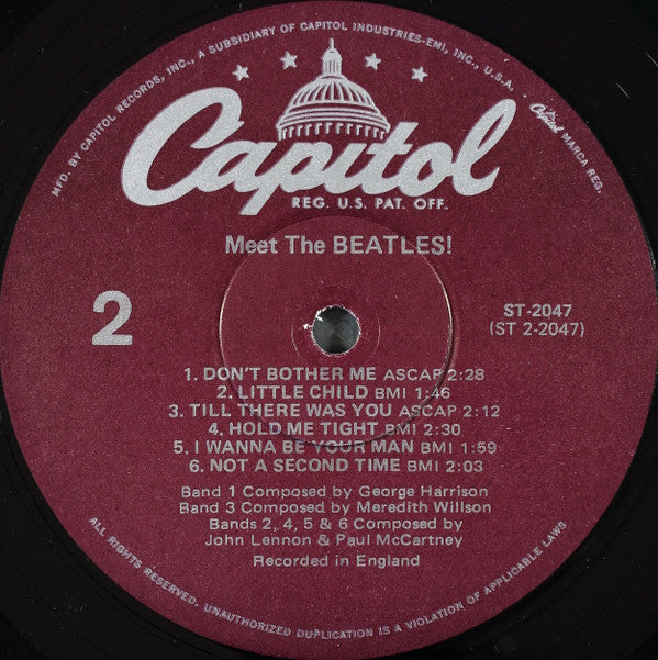 The Beatles – Meet The Beatles! - Used VG+