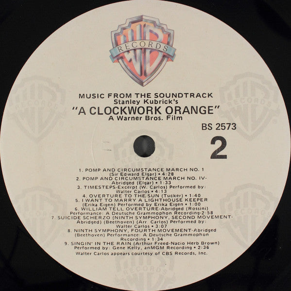 Various - Stanley Kubrick's A Clockwork Orange - Used VG+
