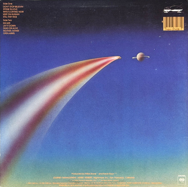 Journey - Escape - Used VG+
