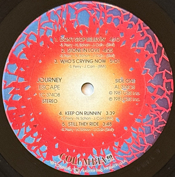 Journey - Escape - Used VG+