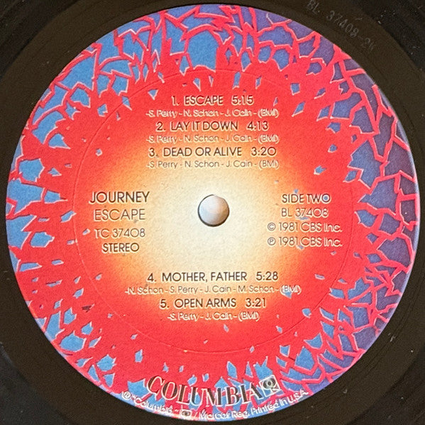 Journey - Escape - Used VG+