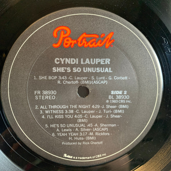 Cyndi Lauper – She's So Unusual - Used