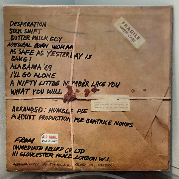 Humble Pie - As Safe As Yesterday Is - Used VG+