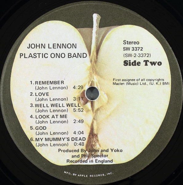 John Lennon / Plastic Ono Band - John Lennon / Plastic Ono Band - Used VG+
