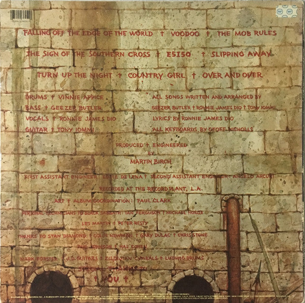 Black Sabbath – Mob Rules - Used VG+