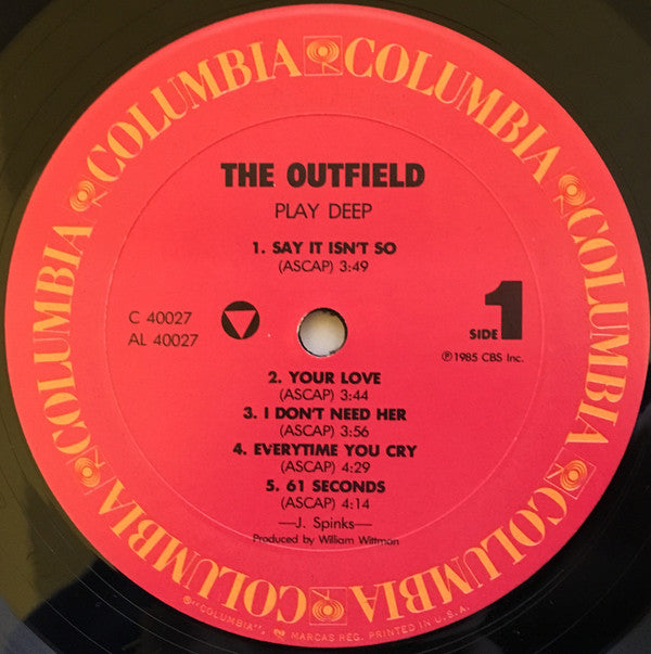 The Outfield – Play Deep - Used VG+