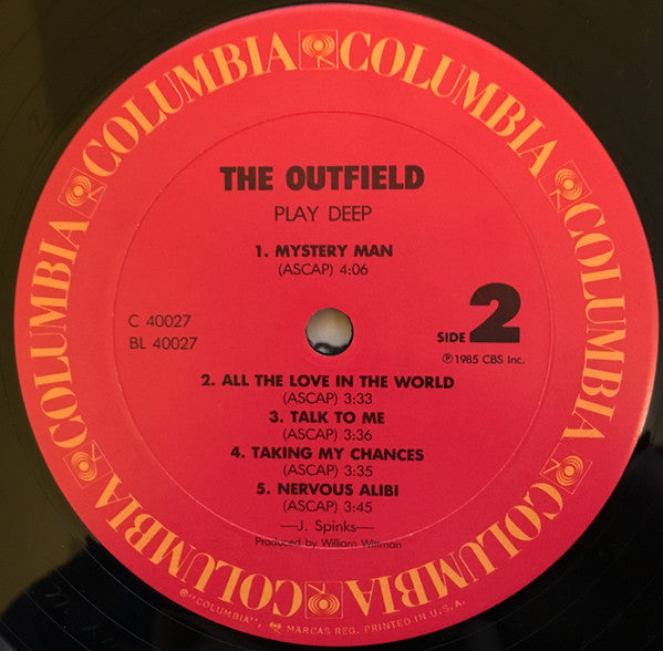 The Outfield – Play Deep - Used VG+